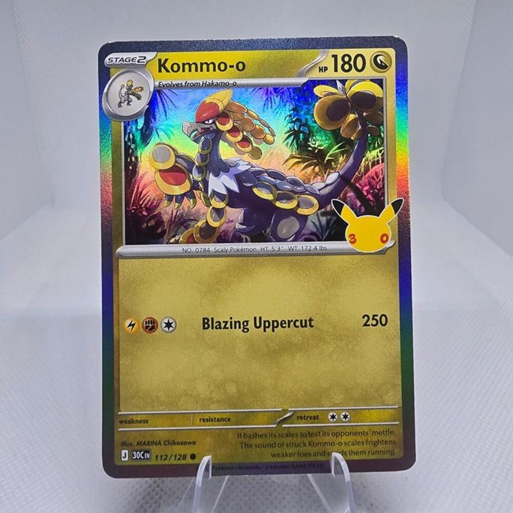 Kommo-o 112 Pokemon 30th Celebration